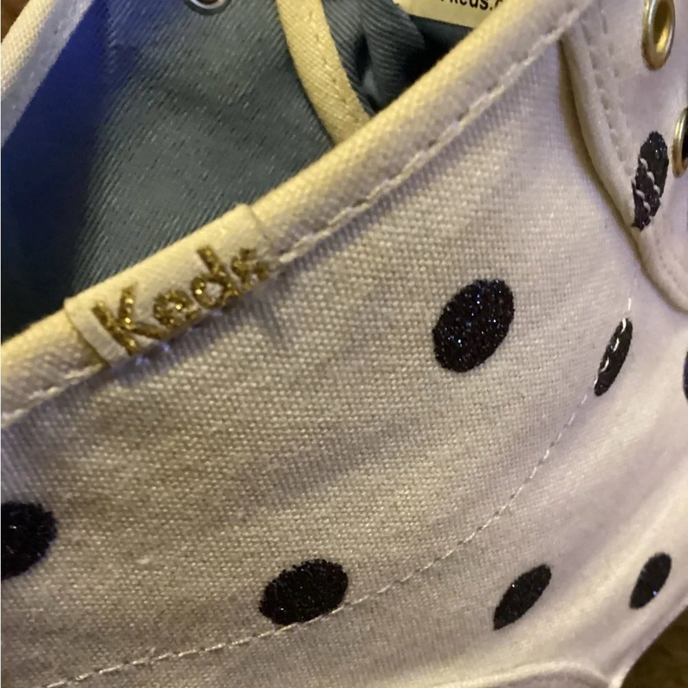 Keds x kate spade new york Double Up Hi Glitter Dot glitter high top-SZ 8